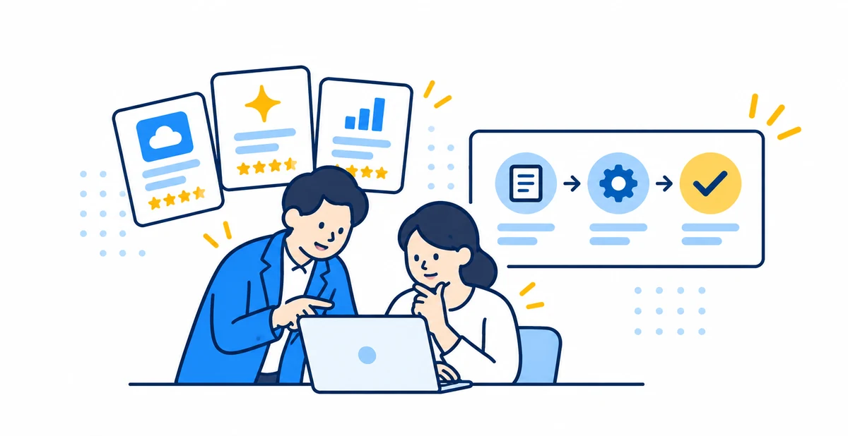 AIソフトの選定と業務フロー設計